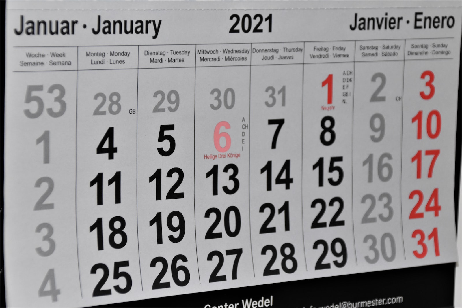 qui a inventé les calendriers